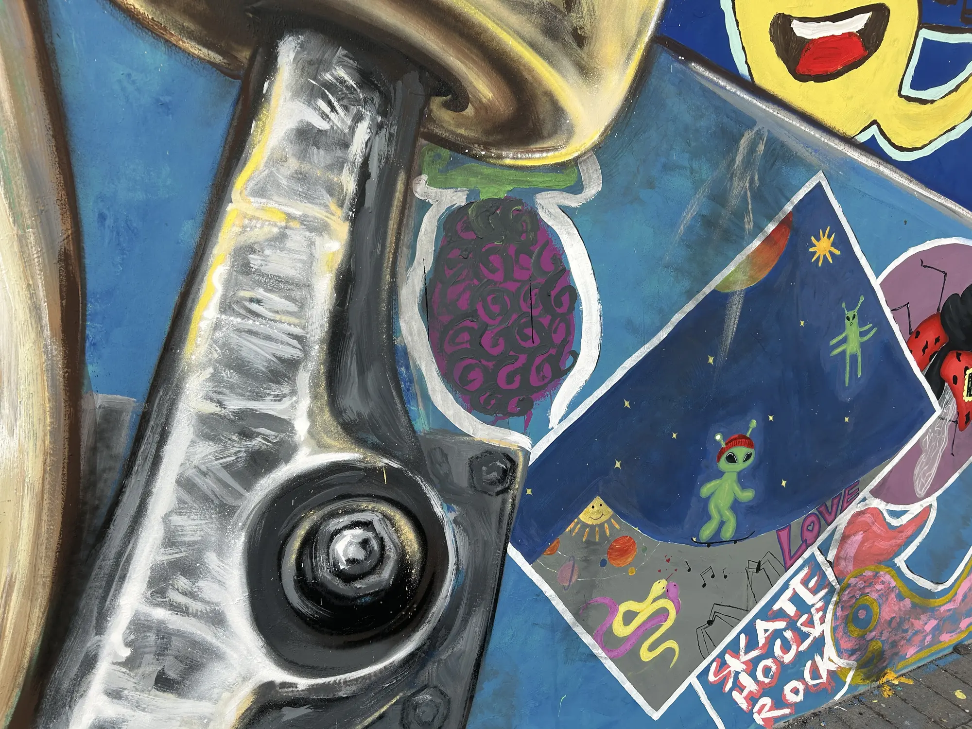 Skate Park Bernau mural